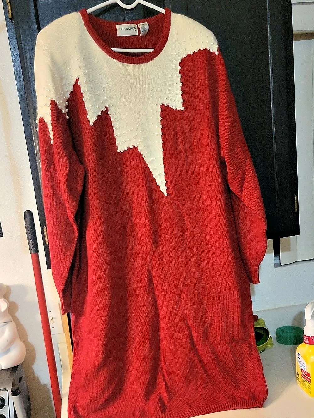 Yarnworks Color Block Pearl Sweater Size 2X